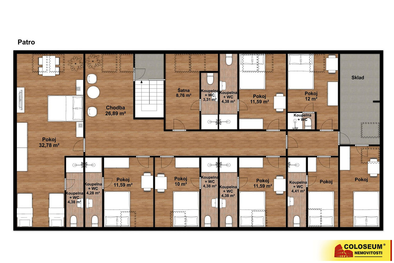 Pronájem ubytovacího objektu 292 m² – fotografie 4