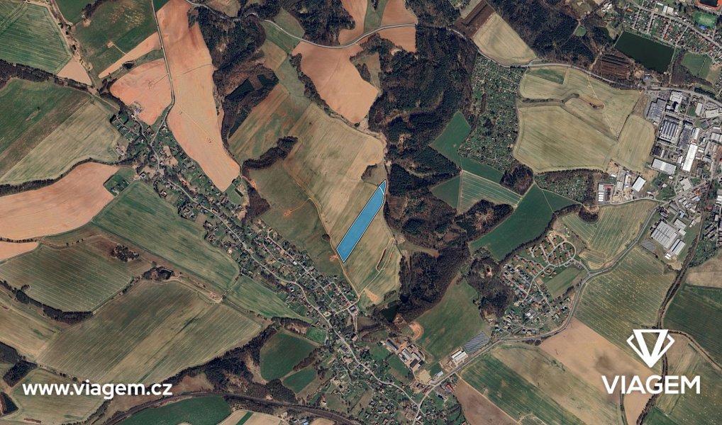 Prodej pole 14 088 m², Rudoltice – náhled fotky 3