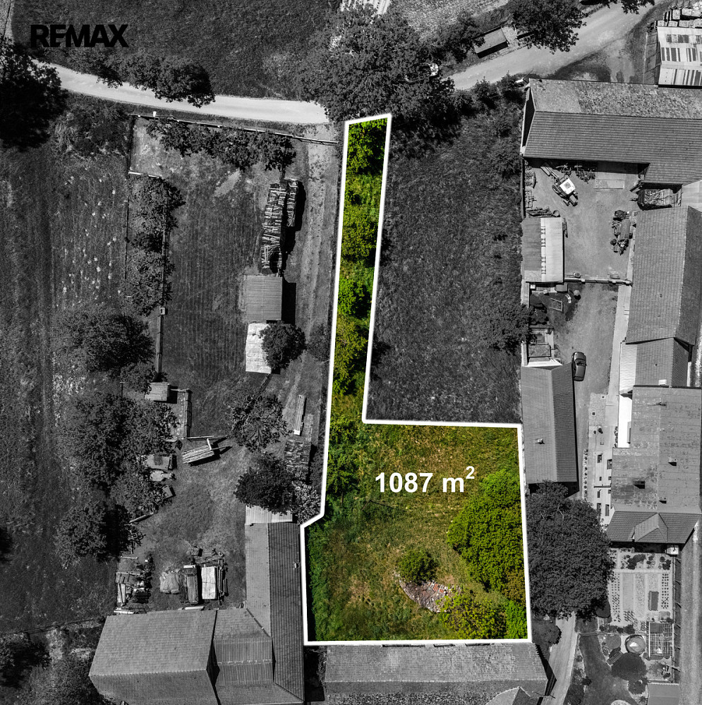 Prodej stavebního pozemku 1 087 m²
