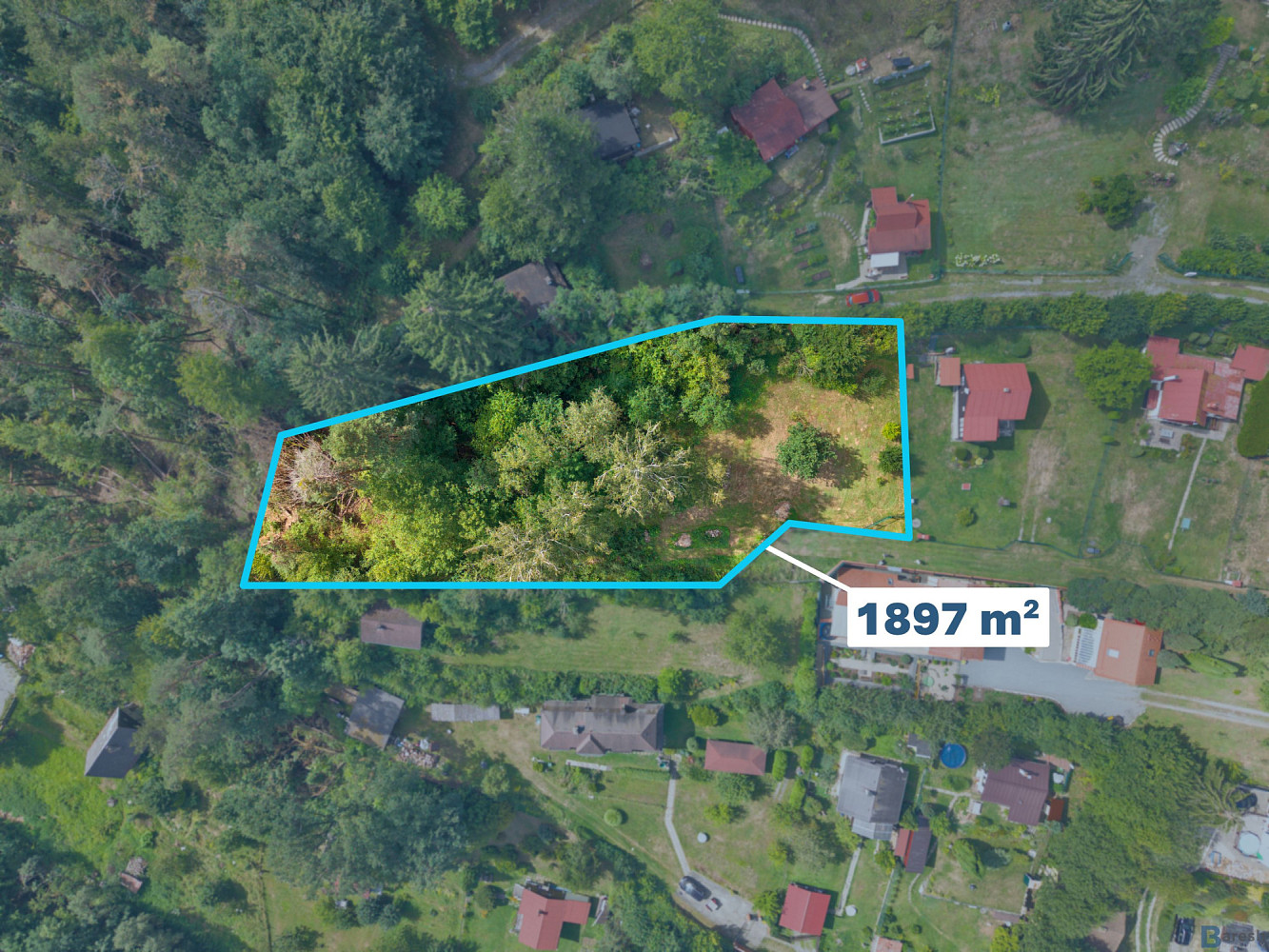 Prodej stavebního pozemku 1 897 m²