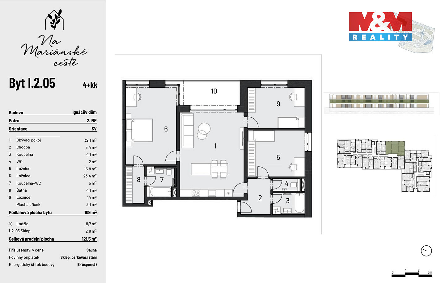 Prodej bytu 4+kk 109 m² – fotografie 3