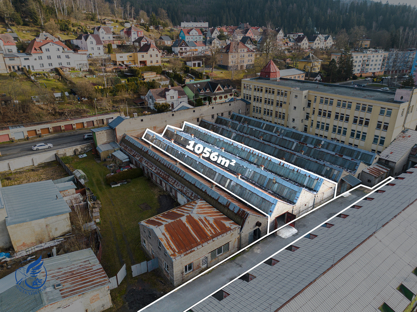 Prodej skladovacích prostor 1 056 m²