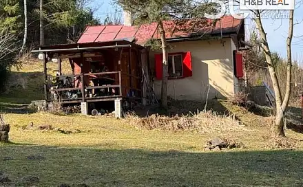 Prodej chaty/chalupy 36 m² s pozemkem 638 m², Bystřička, okres Vsetín