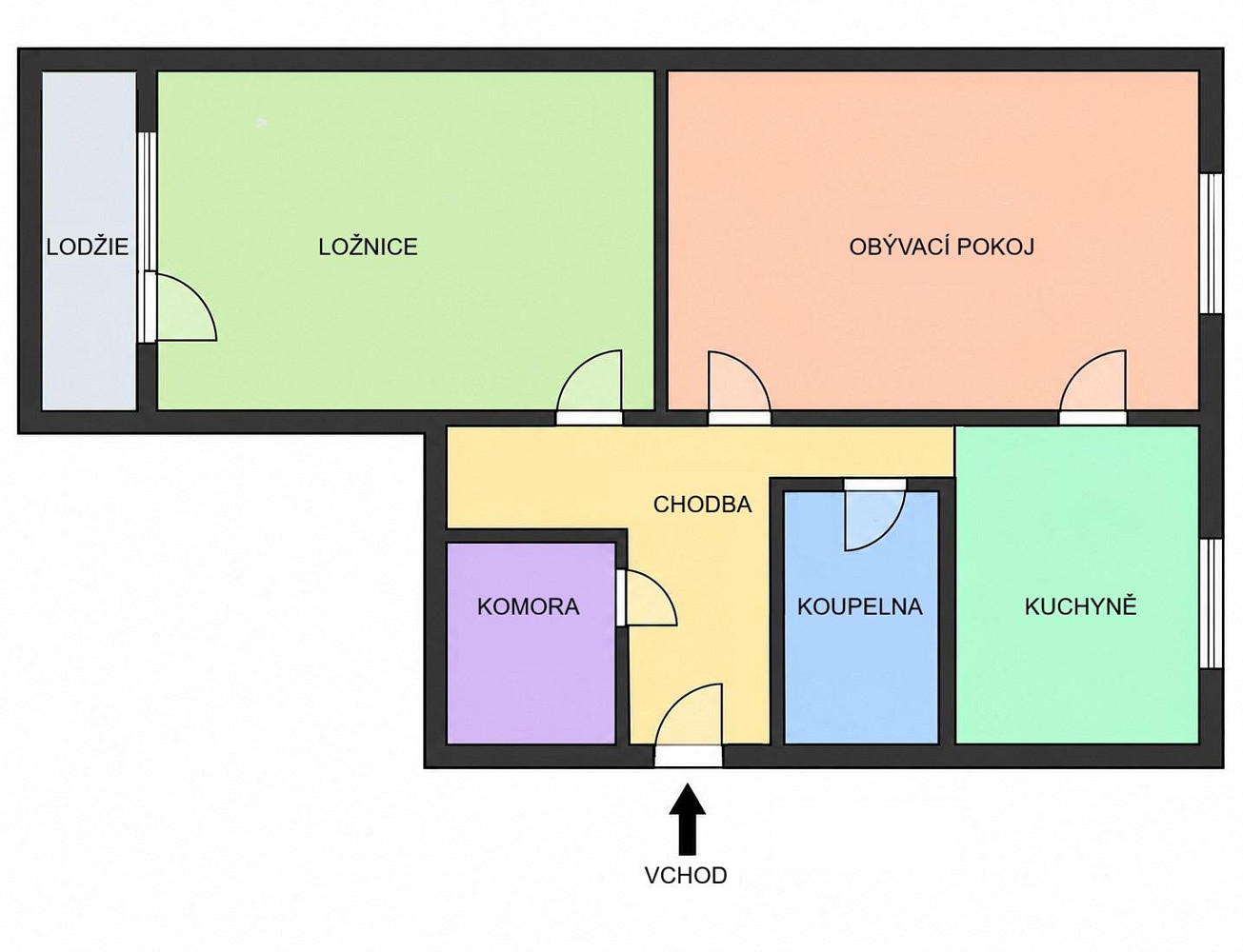 Prodej bytu 2+1 65 m² – fotografie 3