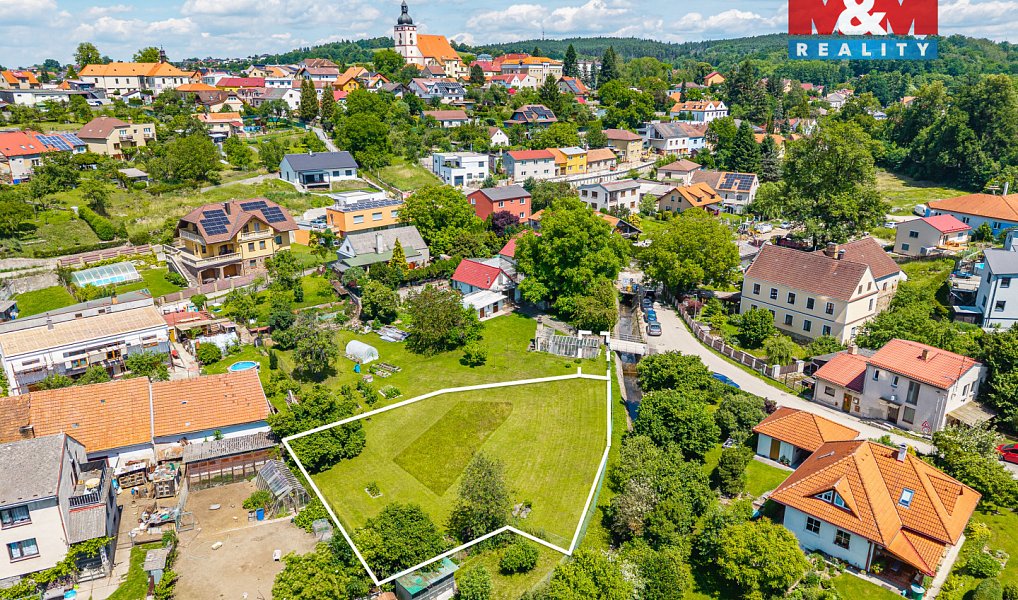 Prodej stavebního pozemku 874 m², Rudolfov – náhled fotky 2