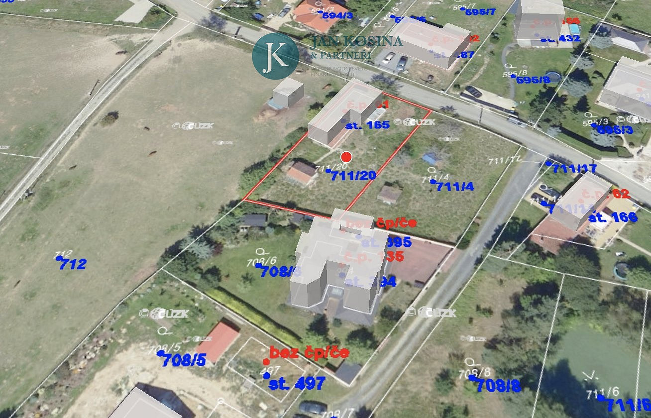 Prodej stavebního pozemku 1 633 m² – fotografie 2