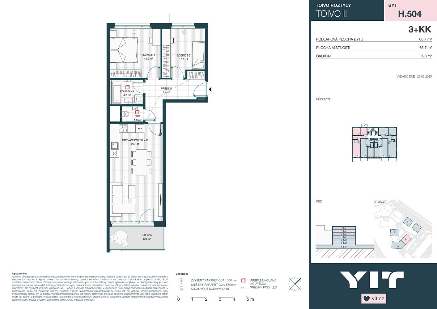 Prodej bytu 3+kk 66 m² – fotografie 2