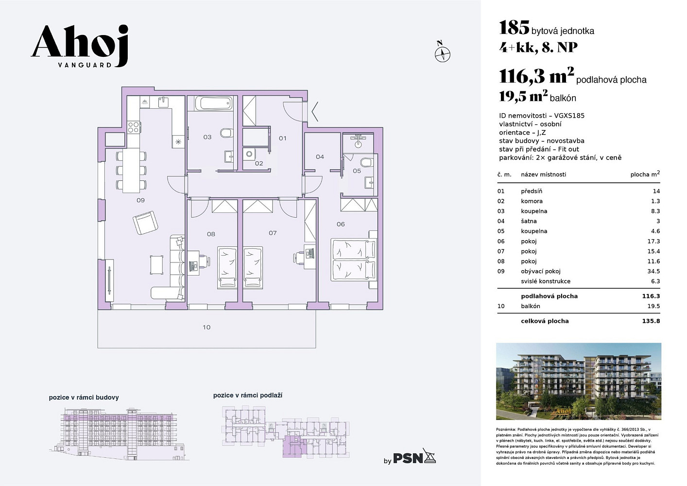 Prodej bytu 4+kk 110 m² – fotografie 2
