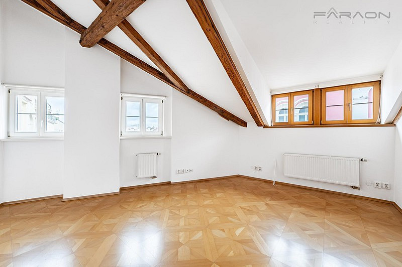 Pronájem kanceláře v centru (221m²), terasa, výtah, Praha 1 - Náměstí Republiky – pohled 2