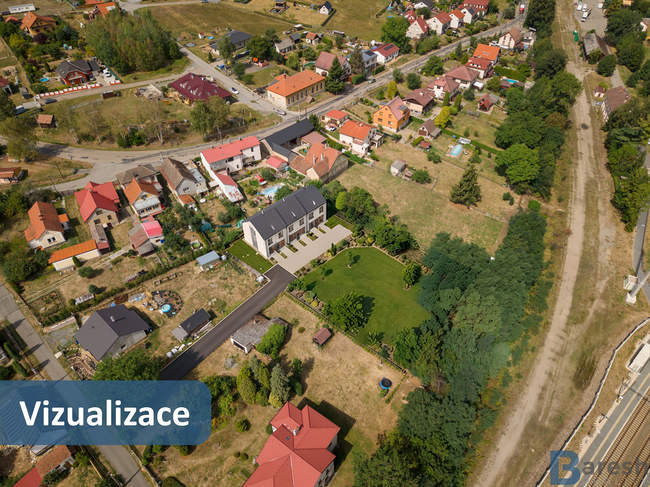 Prodej stavebního pozemku 2 415 m² – fotografie 3
