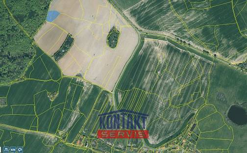 Prodej pole 3 363 m², Vísky, okres Rokycany