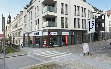 Pronájem bytu 1+kk 36 m², Resselovo náměstí, Chrudim - Chrudim I