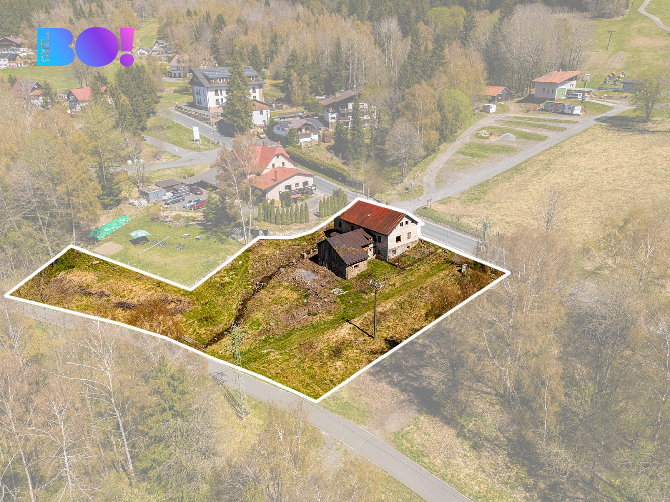 Prodej stavebního pozemku 2 509 m² – fotografie 2