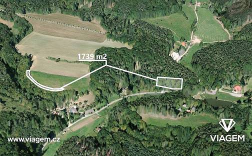 Prodej zahrady 579 m², Blatce, okres Česká Lípa