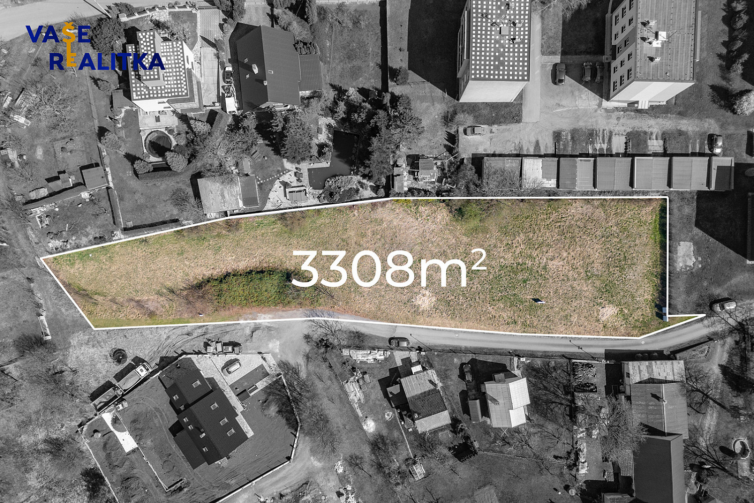 Prodej stavebního pozemku 3 308 m² – fotografie 2