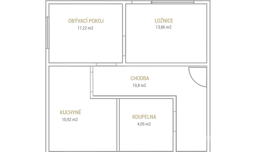 Prodej bytu 2+1 63 m², Meziboří – náhled fotky 2