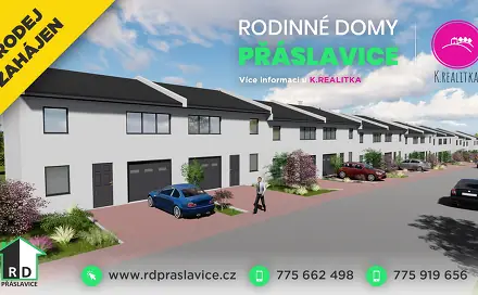 Prodej rodinných domů v Přáslavicích u Olomouce, Přáslavice