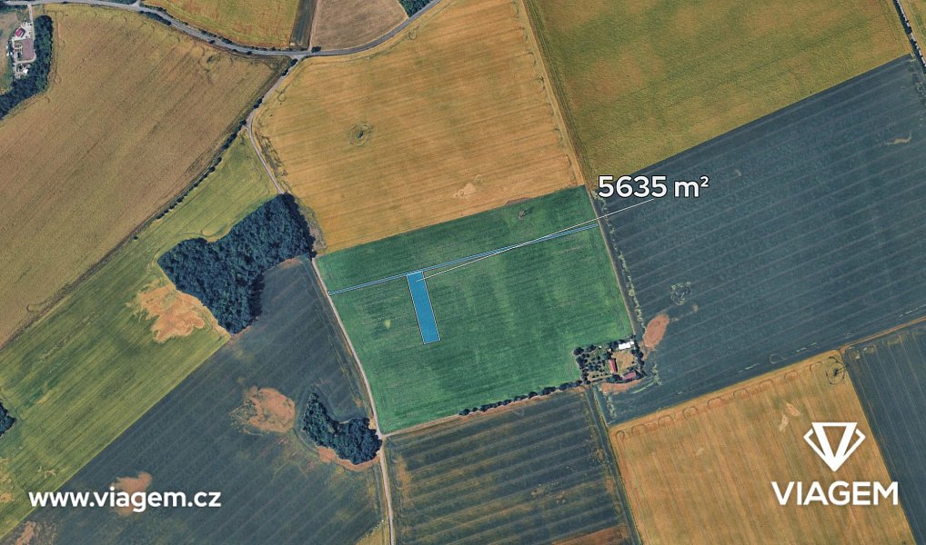 Prodej pole 939 m², Přezletice – náhled fotky 2