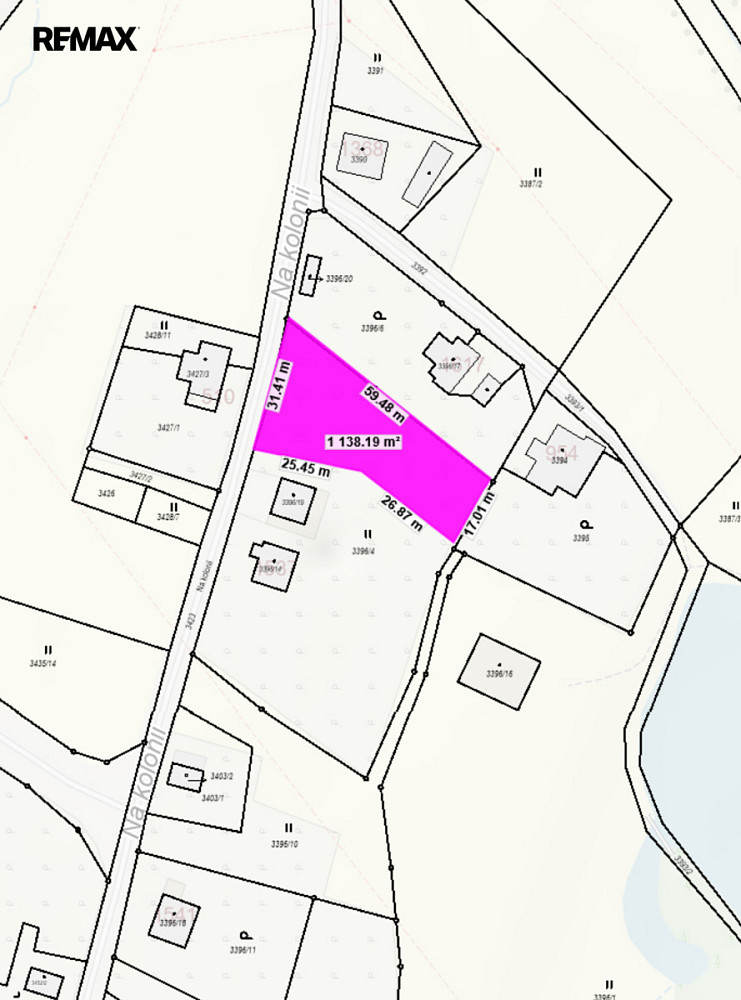 Prodej stavebního pozemku 1 318 m² – fotografie 4