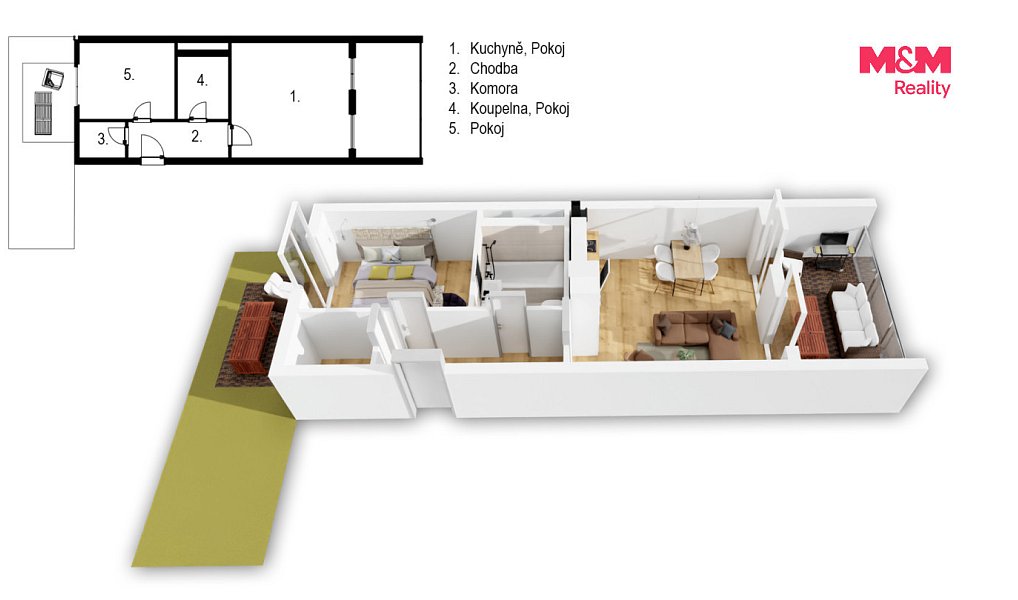 Prodej bytu 2+kk 97 m², Praha – náhled fotky 12