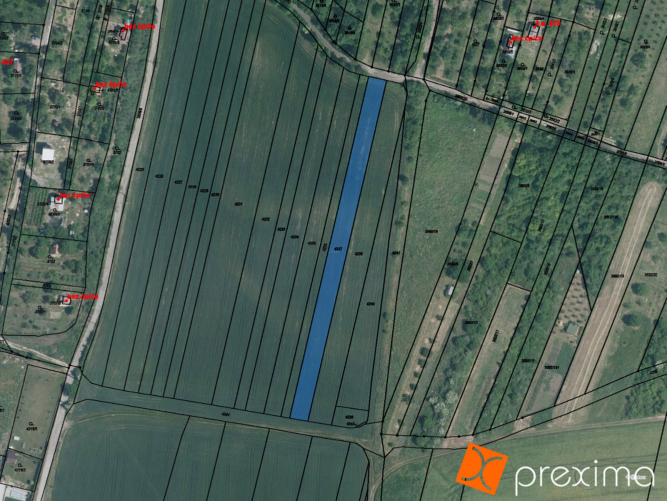 Prodej stavebního pozemku 240 m²