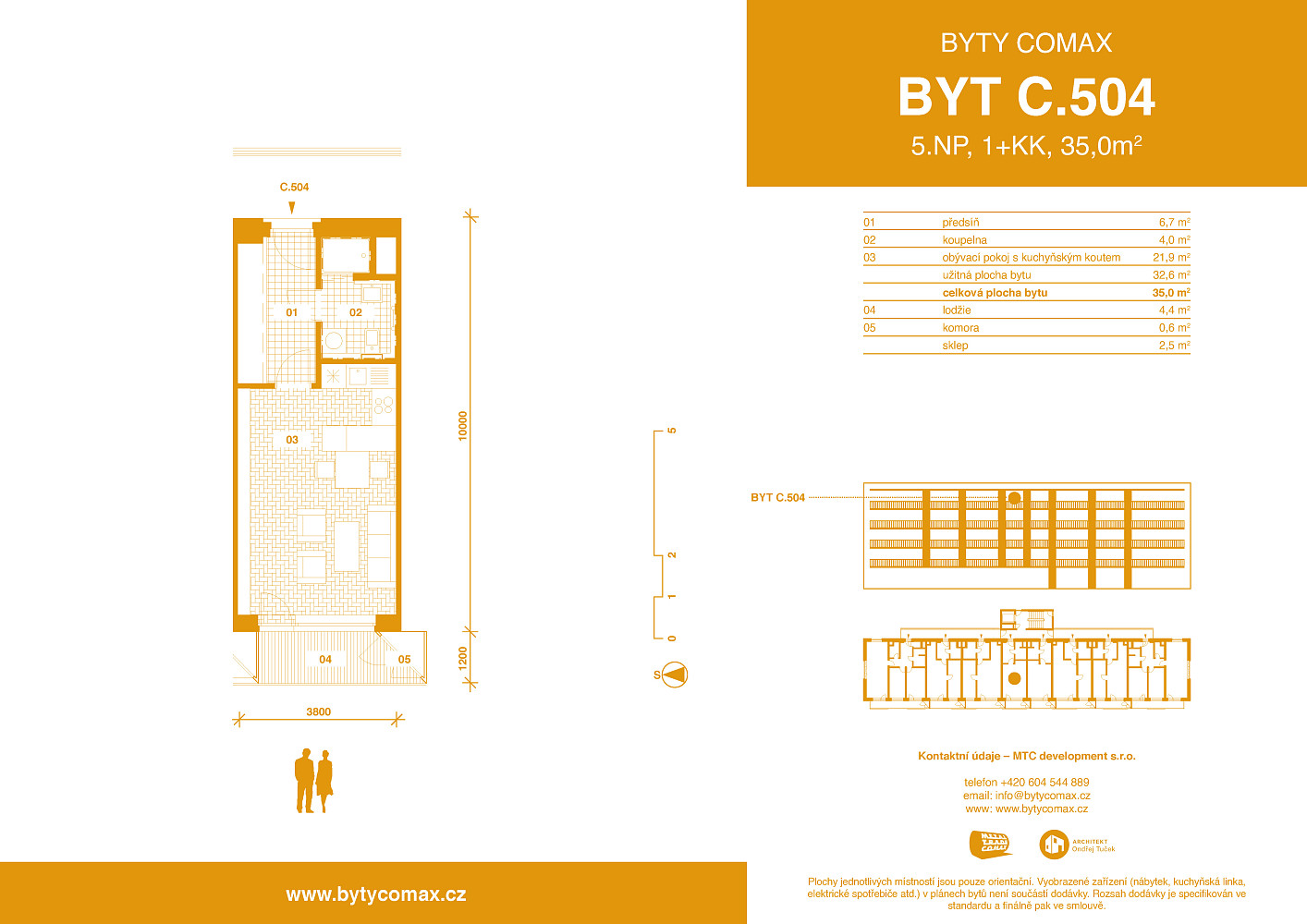 Prodej bytu 1+kk 35 m² – fotografie 3