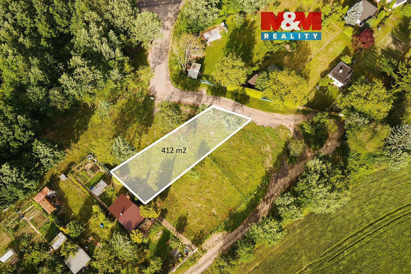 Prodej zahrady 412 m²