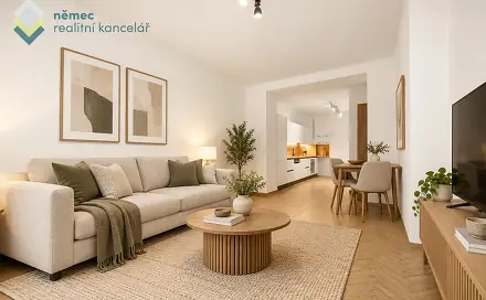 Prodej bytu 3+kk 75 m², V mezihoří, Praha 8 - Libeň