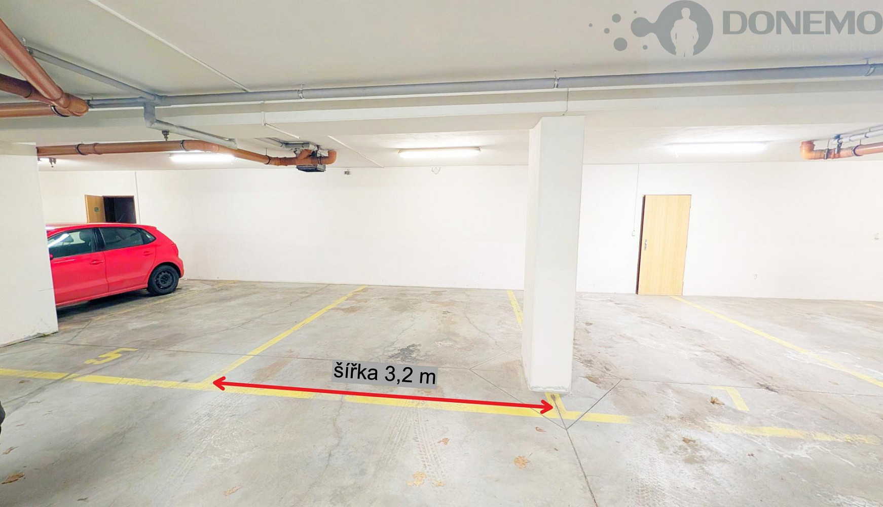 Pronájem prostorného vnitřního garážového parkovacího stání v bytovém domě na ulici Topolová - Ansicht 3