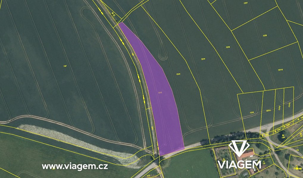 Prodej pole 1 101 m², Zvěstov – náhled fotky 4