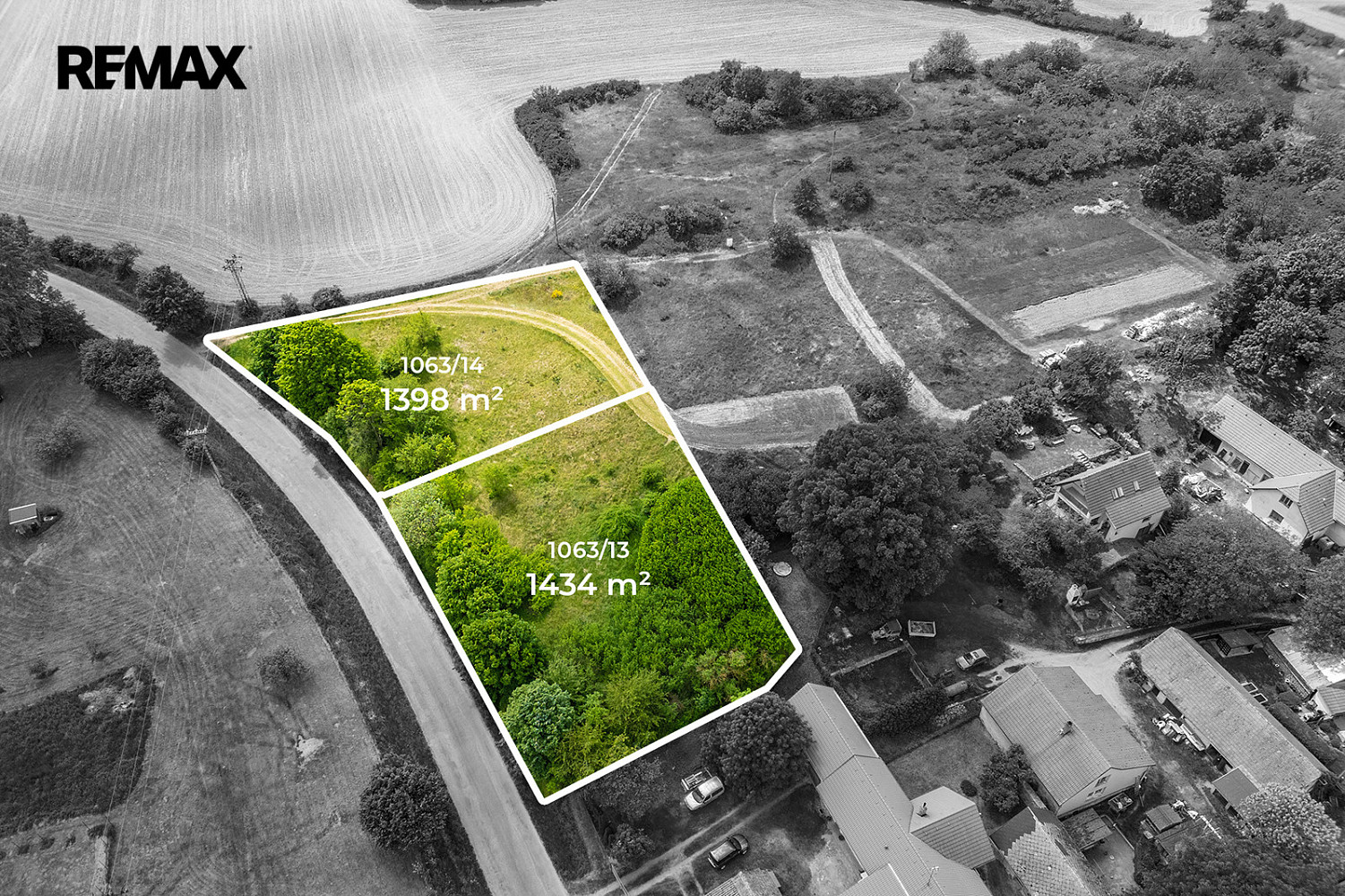 Prodej stavebního pozemku 1 398 m²