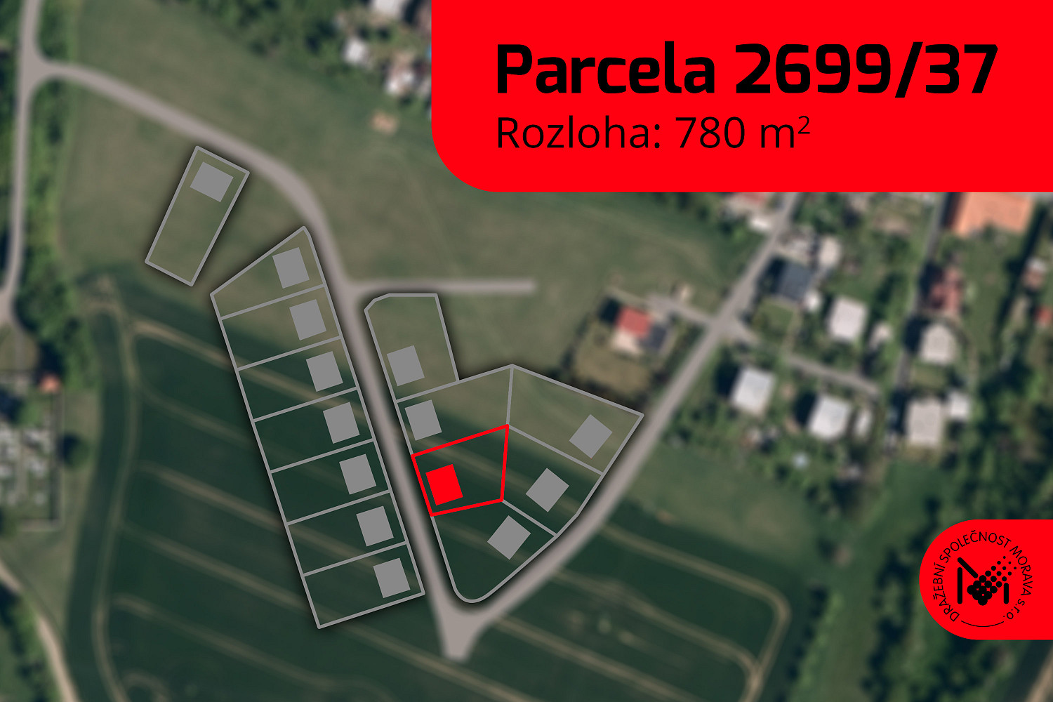 Prodej stavebního pozemku 780 m²