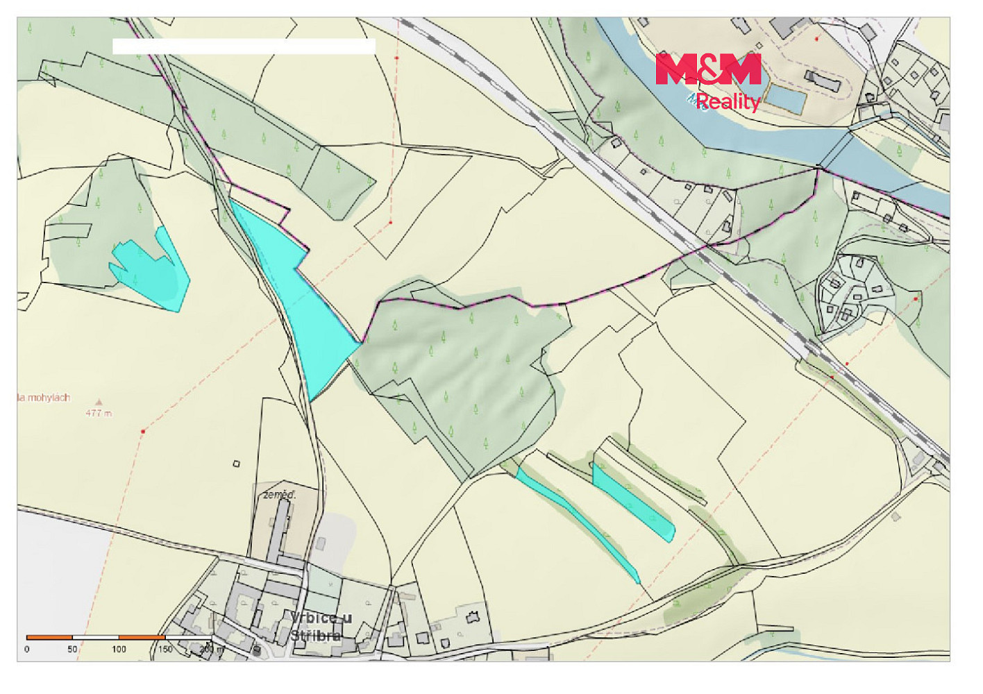 Prodej pole 15 633 m²
