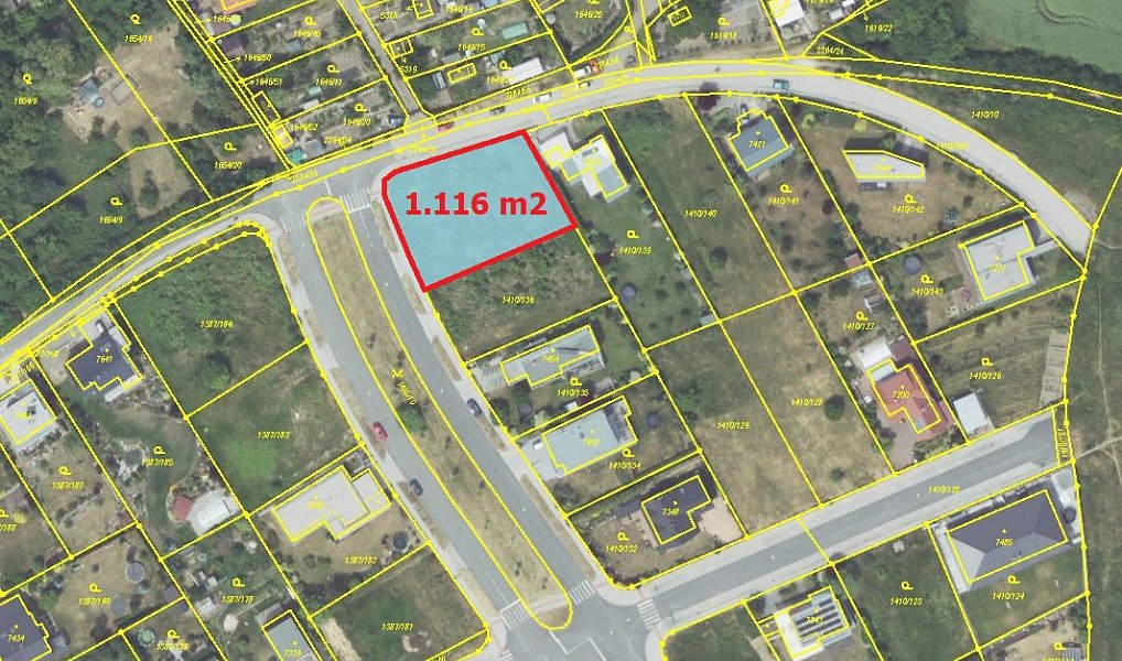 Pronájem stavebního pozemku 1 116 m², Beroun – náhled fotky 2
