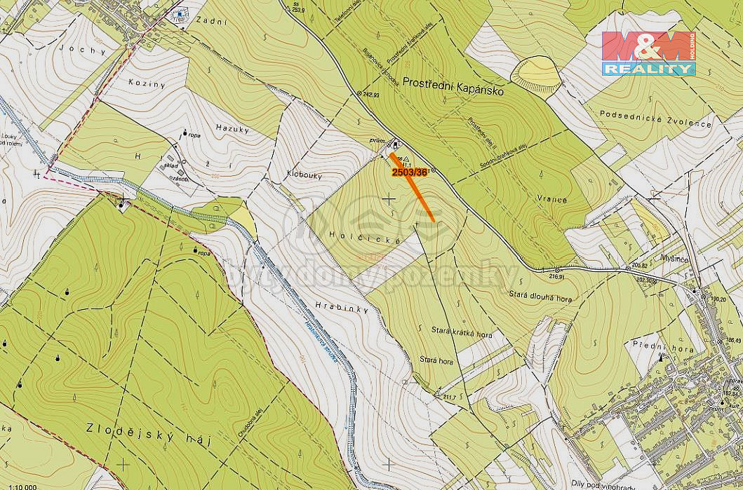 Prodej pole 2 497 m² – fotografie 4