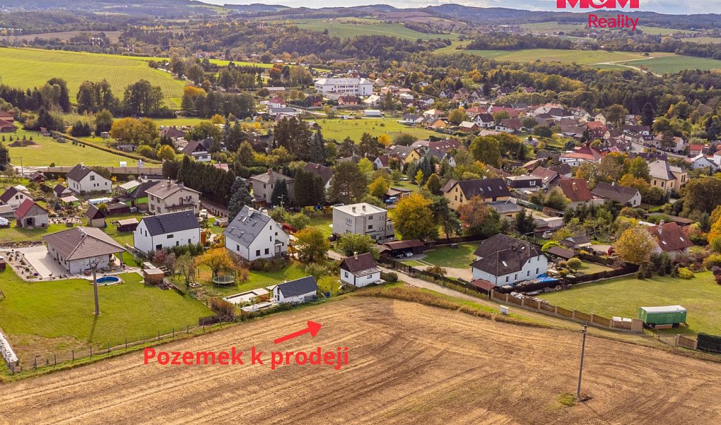 Prodej stavebního pozemku 820 m², Krhanice – náhled fotky 3