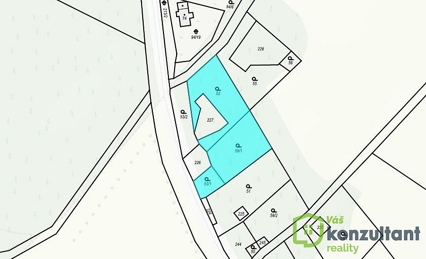 Prodej stavebního pozemku 1 350 m² – fotografie 2