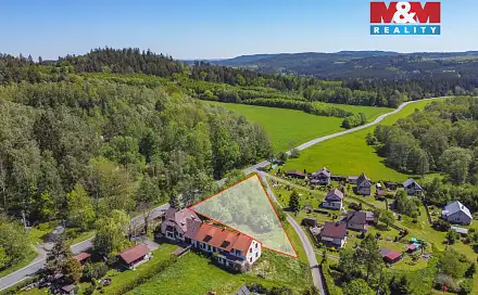 Prodej stavebního pozemku 1 734 m², Plánice - Zbyslav, okres Klatovy