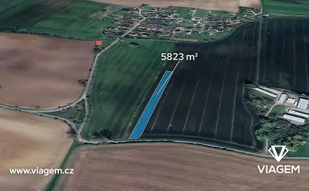 Prodej pole 2 911 m², Podhradí, okres Jičín