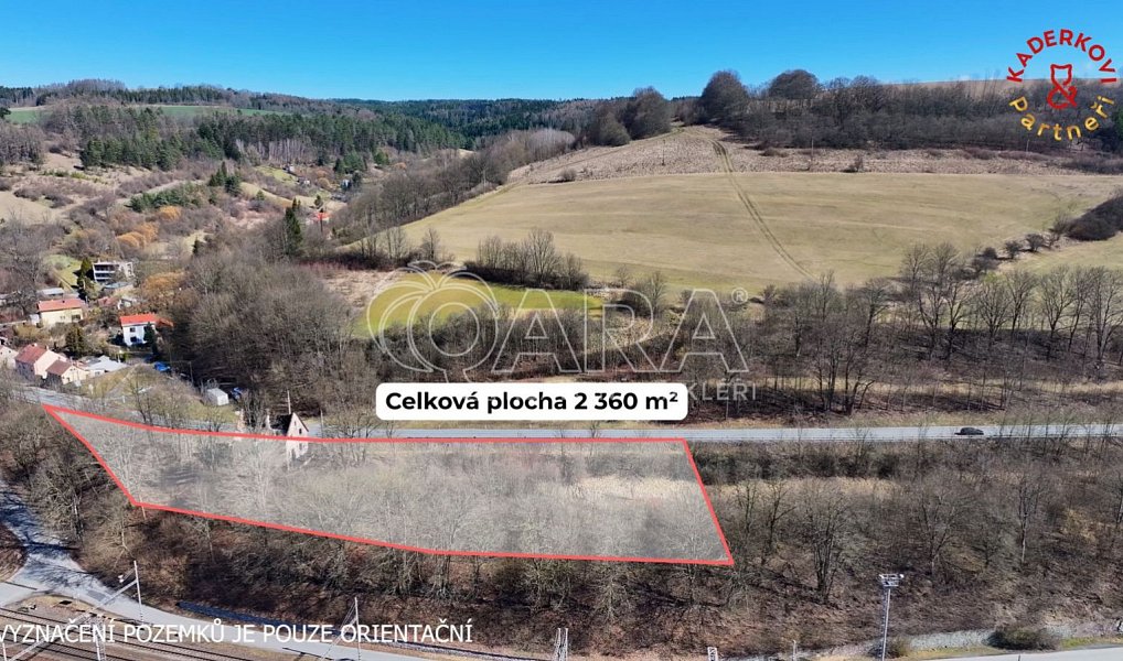 Prodej stavebního pozemku 2 360 m², Březová nad Svitavou – náhled fotky 2