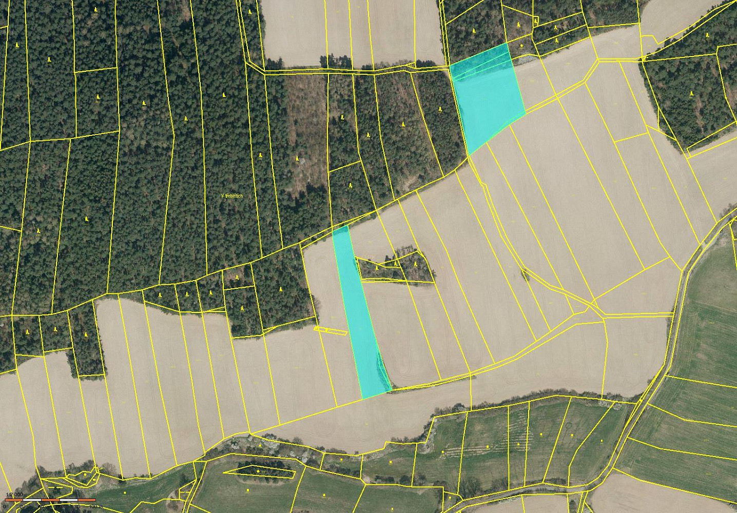Prodej pole 68 656 m²