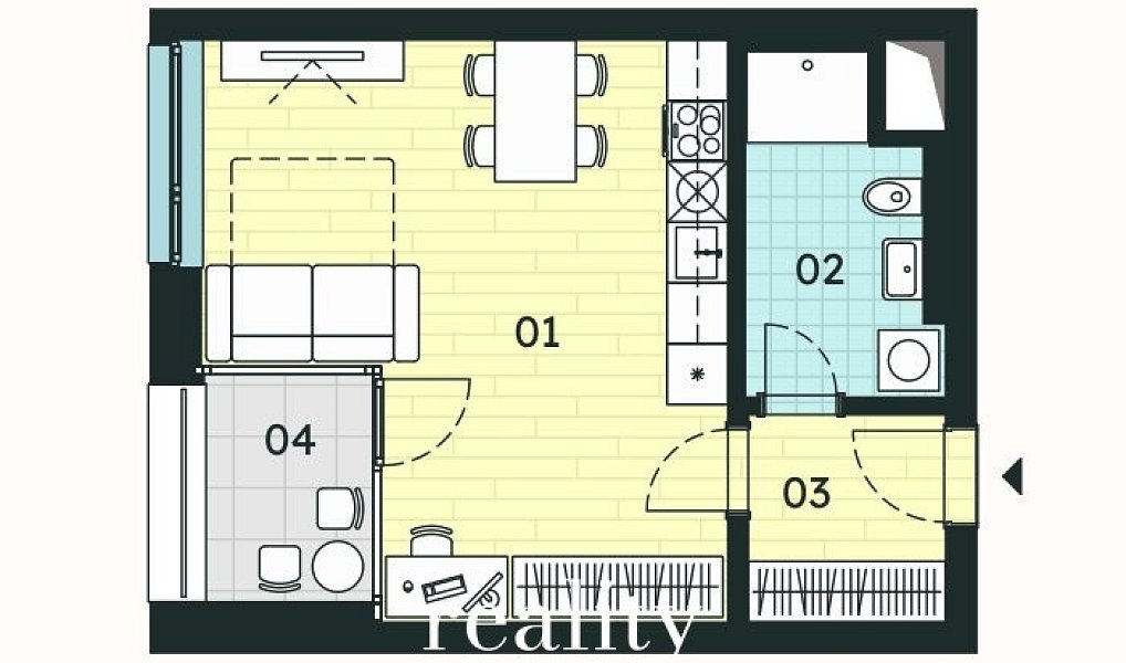 Prodej bytu 1+kk 35 m², Znojmo – náhled fotky 6