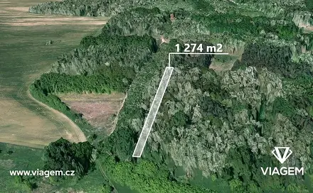 Prodej lesa 1 274 m², Hovorany, okres Hodonín