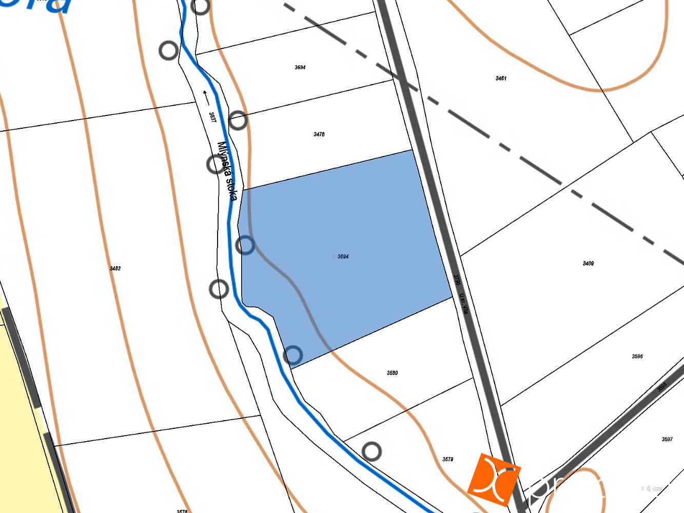 Prodej pole 631 m² – fotografie 3