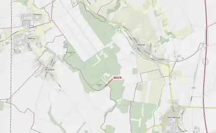 Dražba lesa 574 m², Nosislav