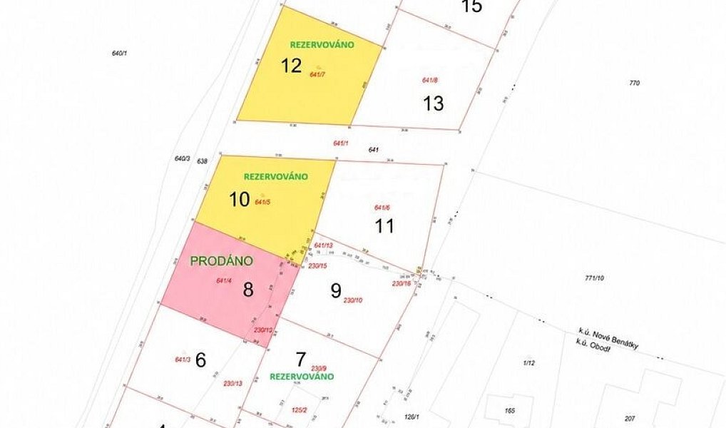Prodej stavebního pozemku 854 m², Benátky nad Jizerou – náhled fotky 8