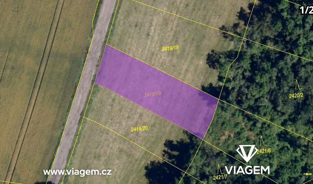 Prodej pole 4 668 m², Ořechov – náhled fotky 4