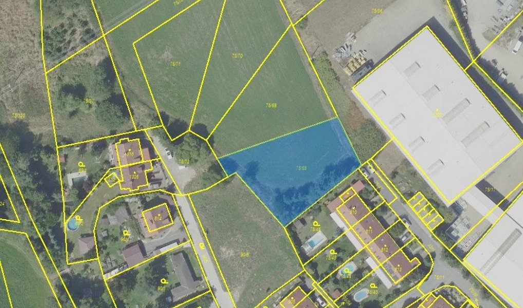 Prodej stavebního pozemku 1 297 m², Psáry – náhled fotky 2