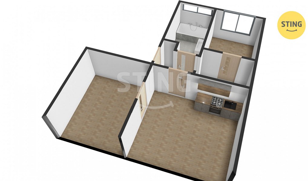 Prodej bytu 3+kk 57 m², Žďár nad Sázavou – náhled fotky 3