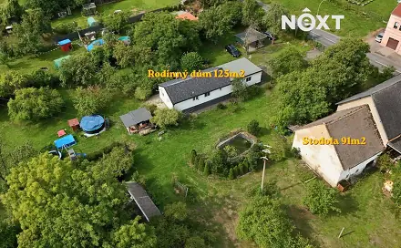 Prodej domu 77 m² s pozemkem 12 962 m², Palackého, Lom, okres Most